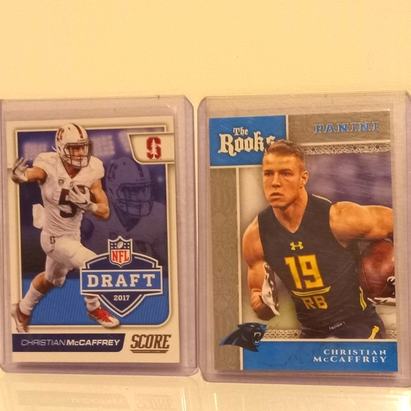 Christian McCaffrey Rookie Lot of 4 - Near Mint - 49ners - Panini Football Cards - Picture 5 of 7